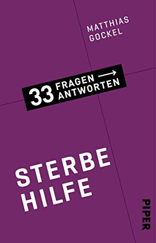 Cover 33 Fragen/ 33 Antworten zur Sterbehilfe