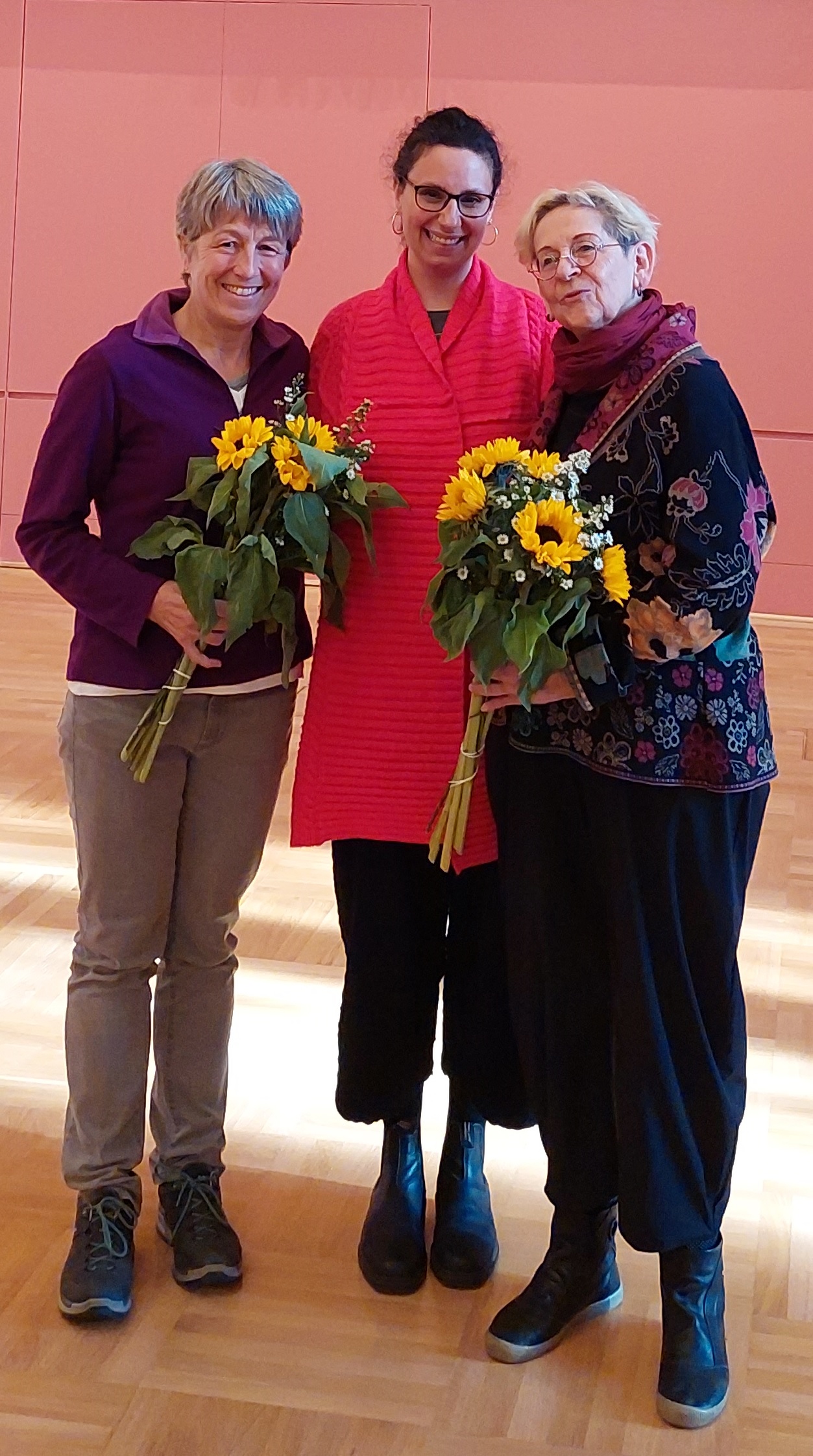 Sabine, Elizabeth und Heidi- Zuschnitt