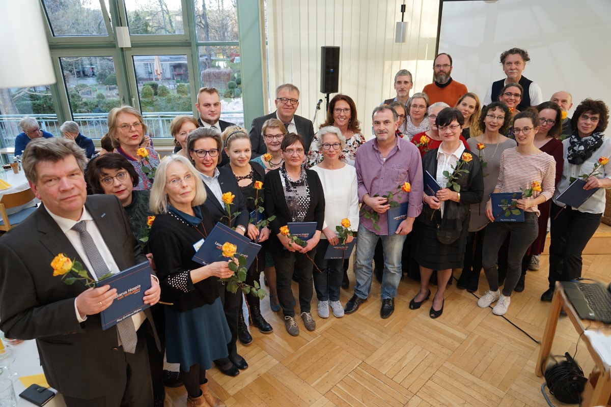 Gruppenbild 20 Jahre Lazarus Hospiz Berlin